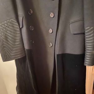 Etro 💯 Auth gorgeous black wool velvet coat sz 46